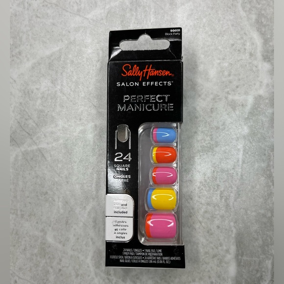 Brand New (3) Sally Hansen Salon Effects Square Nails Percect Manicure - Picture 3 of 5